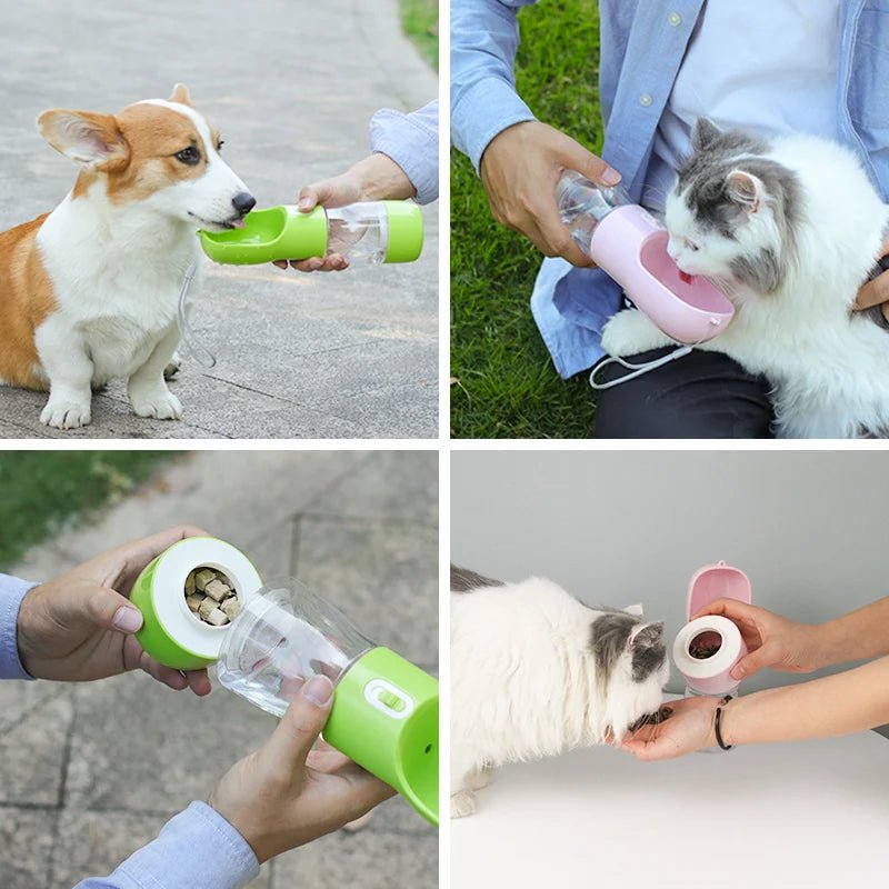 Portable Pet Dog Water Bottle Travel Bowls Dog Water Bottle Drinking Bowl Feeder Bowl Pet Travel Portable PetLiveliest