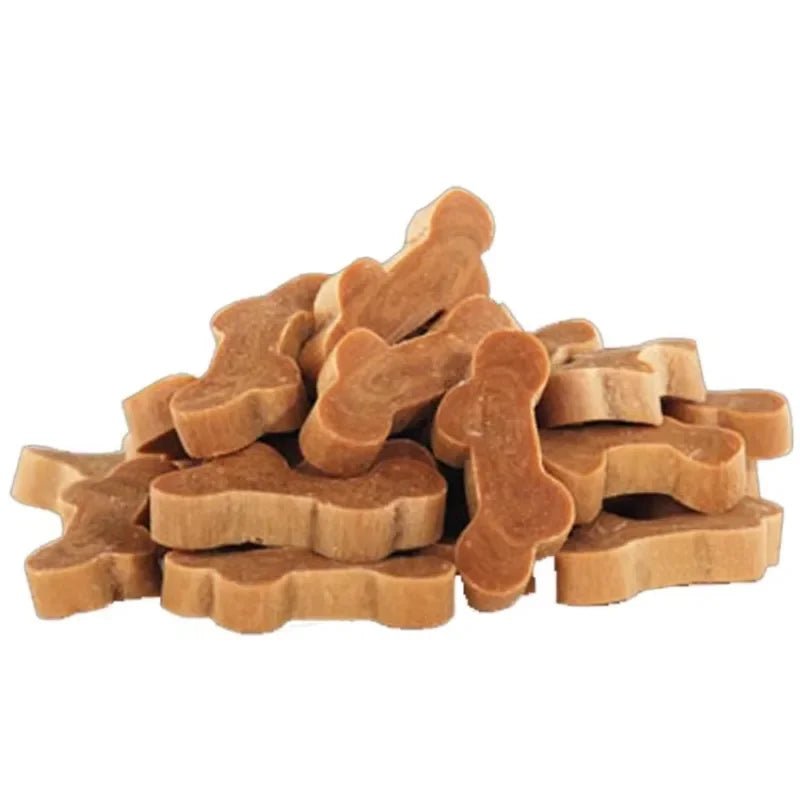 Puppy Chews Treats Snack Oral Hygiene Toy Leather Cowhide Teeth Clean Stick - PetLiveliest - PetLiveliest - 寵物口腔護理 - 牛皮 - 犬用玩具