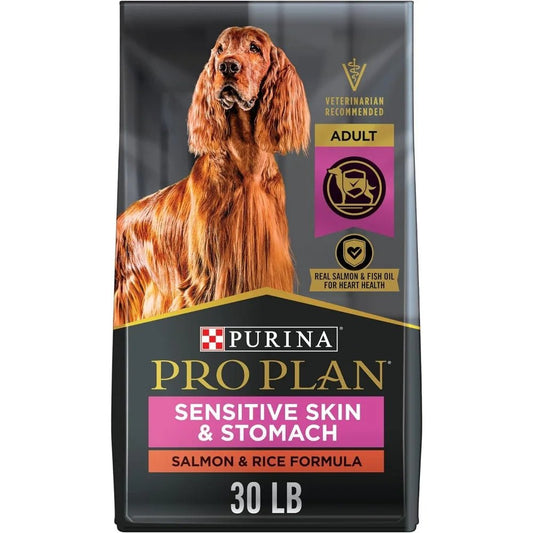 Purina Pro Plan, Sensitive Skin & Stomach Dog Food - Salmon & Rice Formula Dry Food 三文鱼 免疫支持 敏感肌肤 消化健康 皮肤毛发健康 Purina