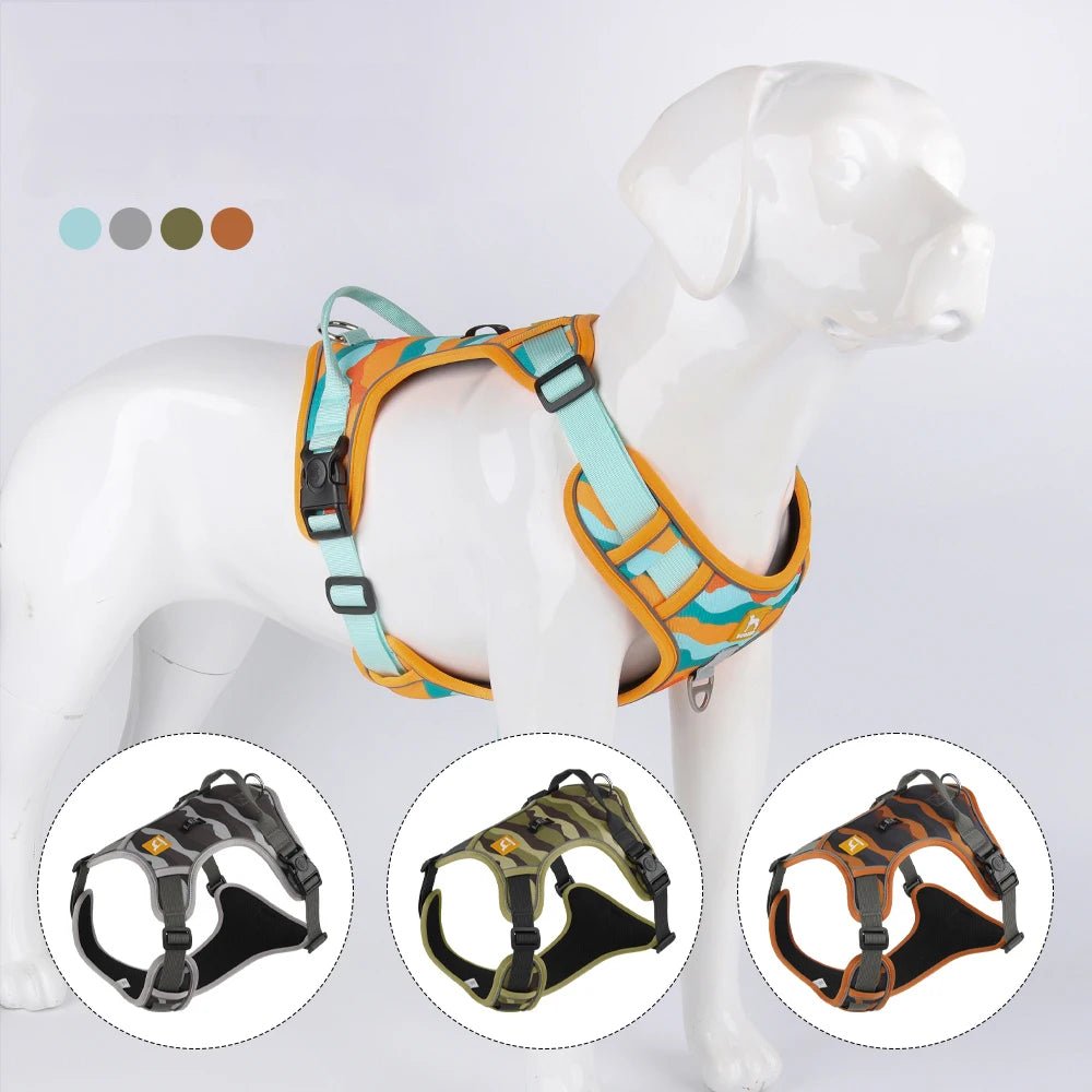 Reflective Adjustable Dog Harness Harness Adjustable Durable Explosionproof Oxford Cloth Reflective PetLiveliest