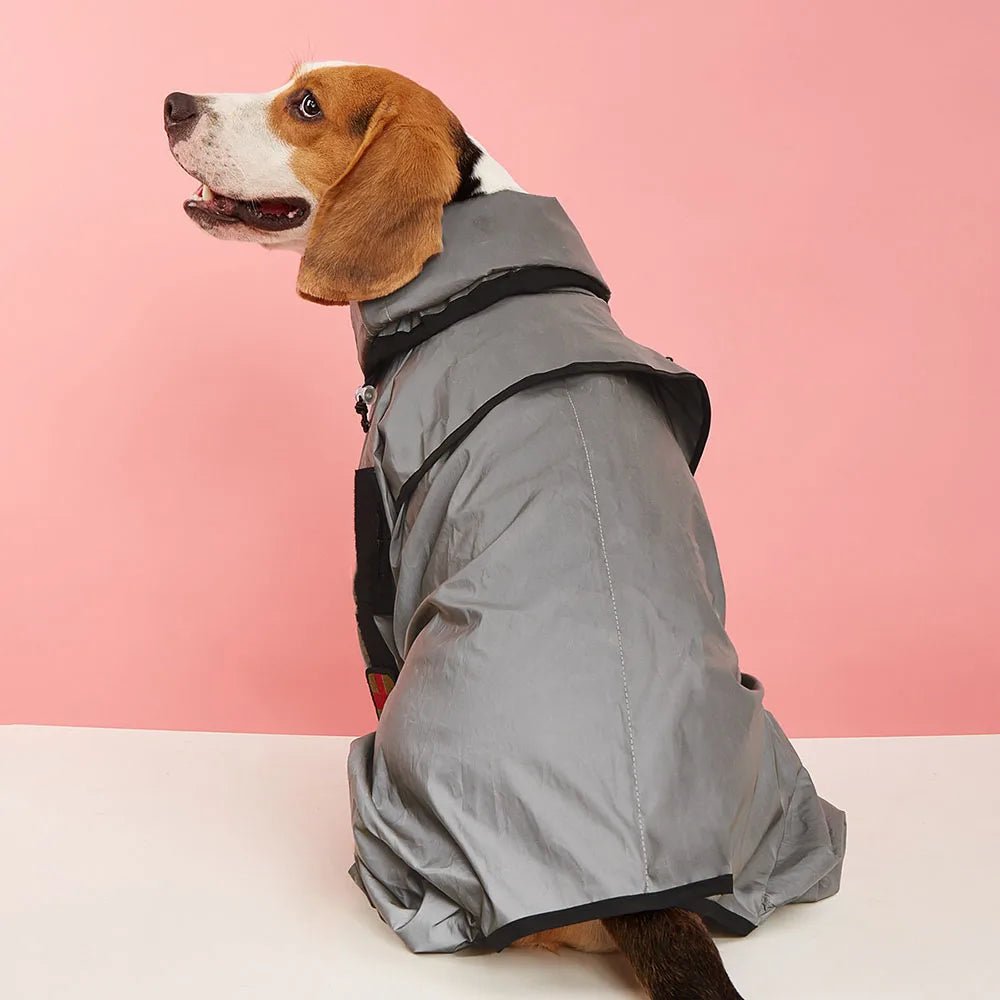 Reflective Dog Raincoat Jumpsuit - PetLiveliest - PetLiveliest - 反光 - 大型犬 - 宠物产品