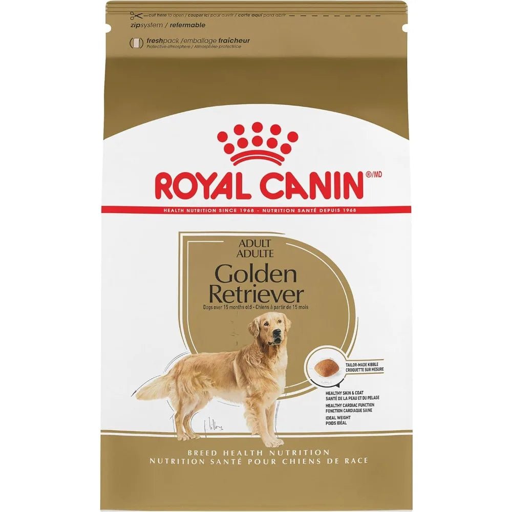 Royal Canin Breed Health Nutrition Golden Retriever Adult Dry Dog Food, 30-lb bag United States Dry Food 心脏护理 成年犬干粮 皮肤健康 金毛寻回犬 鸡肉味 Royal Canin