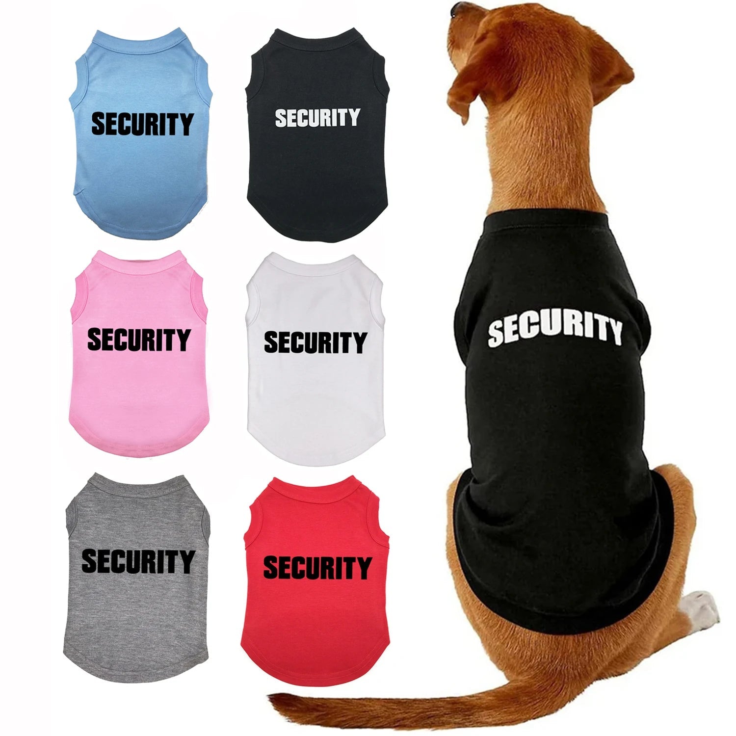 Security Cotton Summer Vest - PetLiveliest - PetLiveliest - 