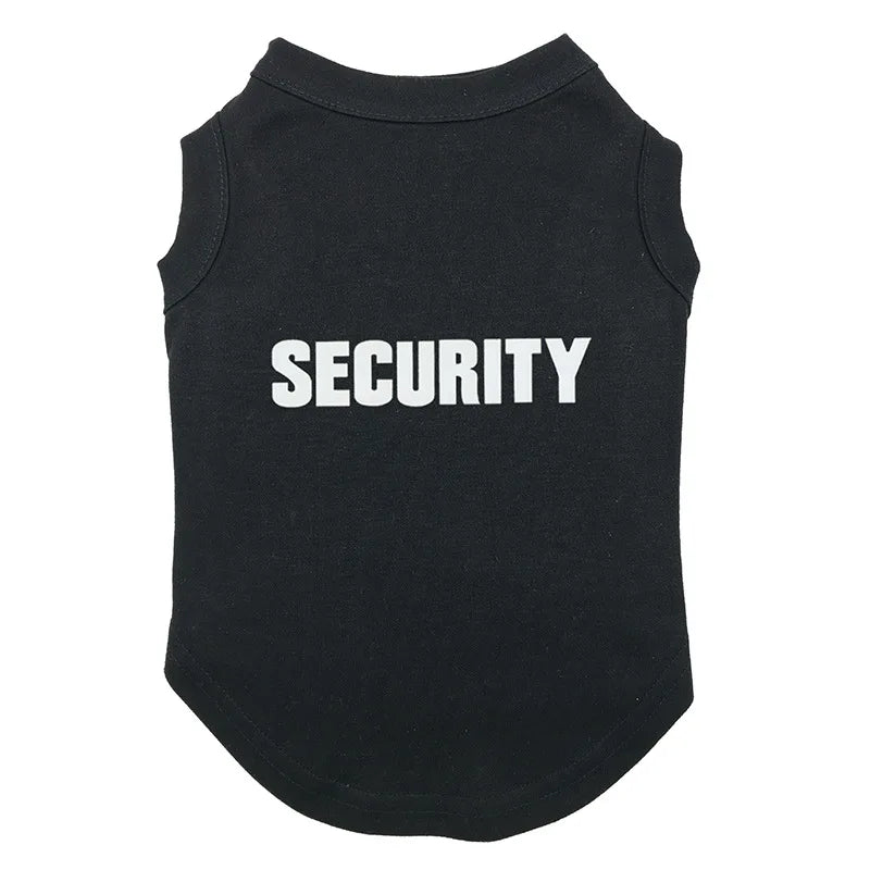 Security Cotton Summer Vest - PetLiveliest - PetLiveliest