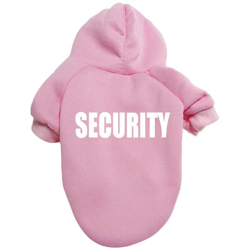 Security Dog Clothes Hoodie Coat For Small - Large Dogs - PetLiveliest - PetLiveliest - Coat - Dog Clothes - French Bulldog