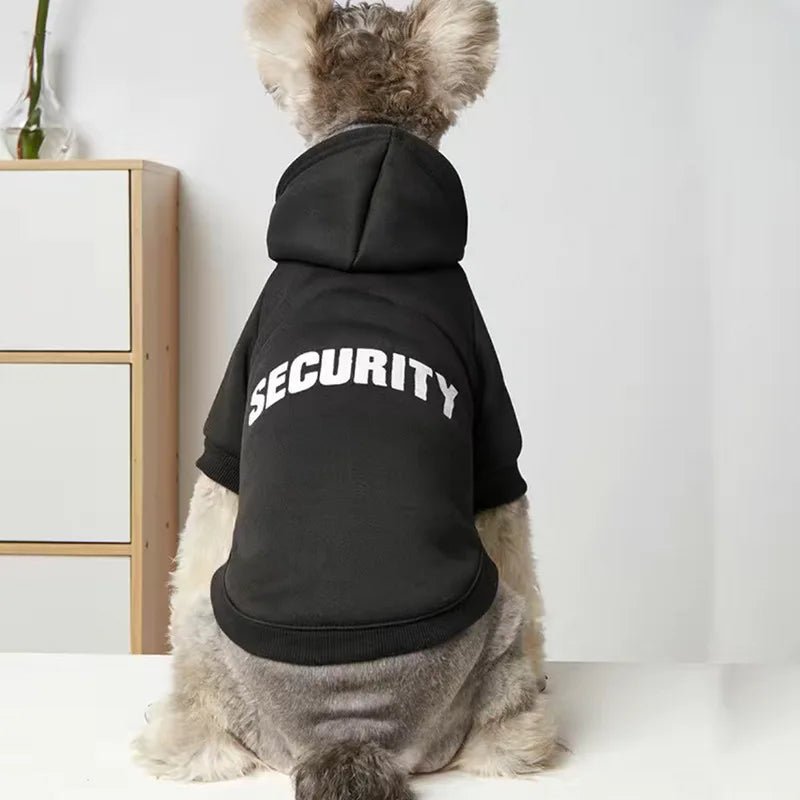 Security Dog Clothes Hoodie Coat For Small - Large Dogs - PetLiveliest - PetLiveliest - Coat - Dog Clothes - French Bulldog