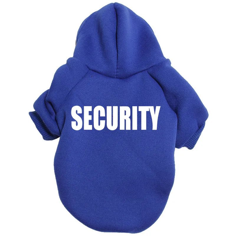 Security Dog Clothes Hoodie Coat For Small - Large Dogs - PetLiveliest - PetLiveliest - Coat - Dog Clothes - French Bulldog