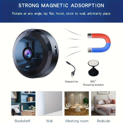 Smart Home Mini WiFi Camera Camera 无线 视频监控 语音记录 迷你摄像头 高清 PetLiveliest