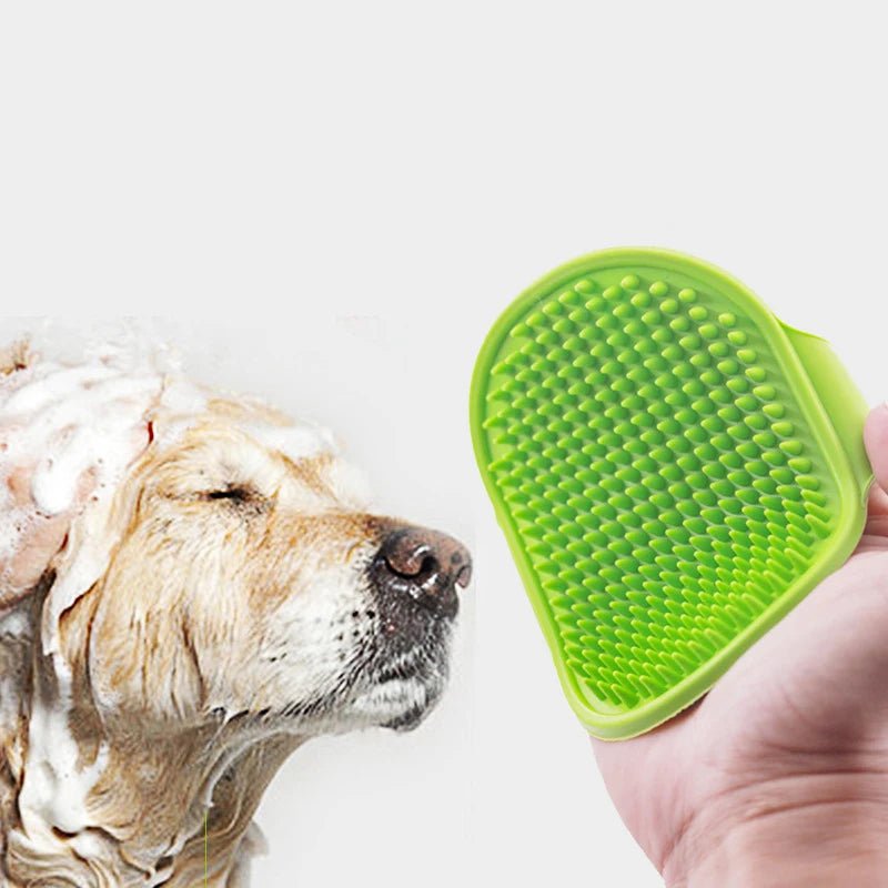 Soft Rubber Dog Brush Comb Cat Bath Brush Brushes & Combs 宠物按摩 宠物洗澡用品 梳理工具 橡胶 猫狗刷子 PetLiveliest