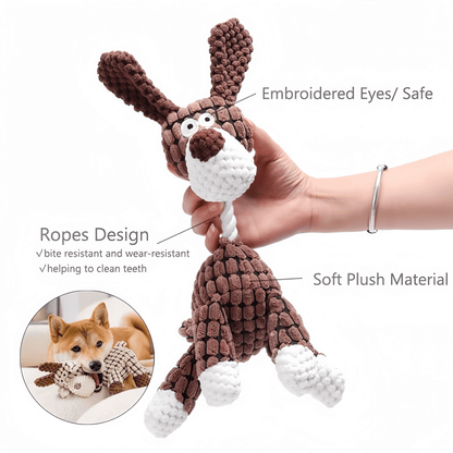 Squeaky Dinosaur Dog Toy | Plush &amp; Durable Interactive Toy - PetLiveliest - PetLiveliest - 互动 - 恐龙 - 易清洁