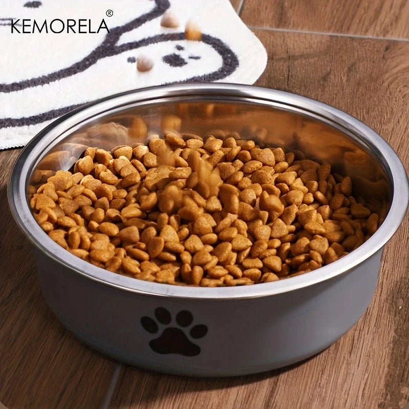 Stainless Steel Non-Slip Pet Bowl Bowls 不锈钢 中小型犬 中小型猫 防滑 饮水饲料 PetLiveliest