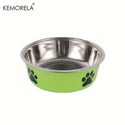 Stainless Steel Non-Slip Pet Bowl Green Bowls 不锈钢 中小型犬 中小型猫 防滑 饮水饲料 PetLiveliest