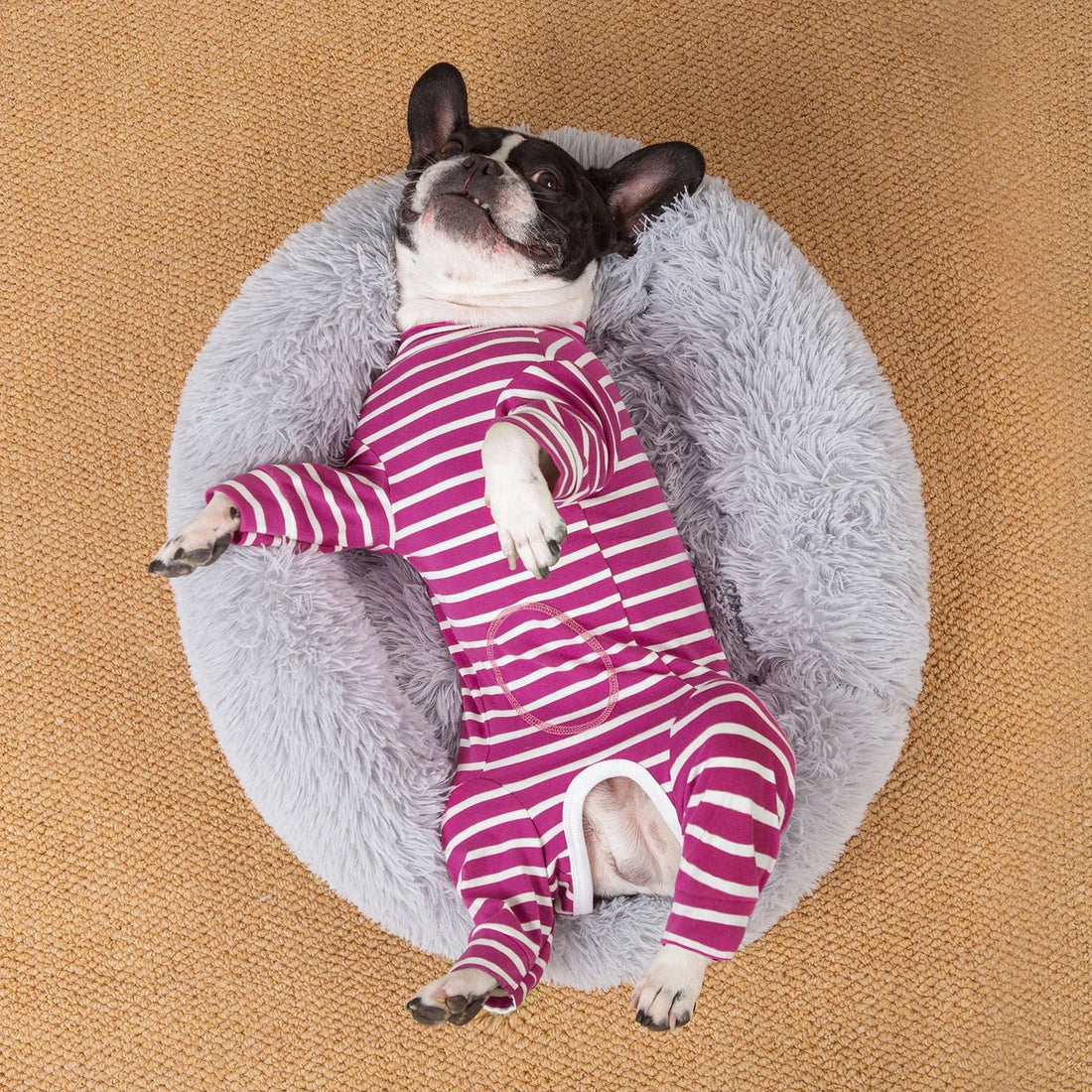 Striped Soft Breathable Jumpsuit - PetLiveliest - PetLiveliest