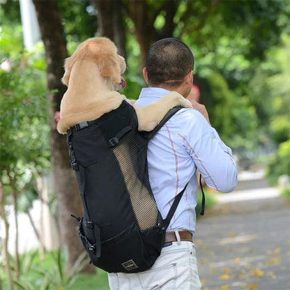 Strong Nylon Dog Cycling Carrier Backpack High Quality Breathable - PetLiveliest - PetLiveliest - Breathable - Cycling - Medium Dogs