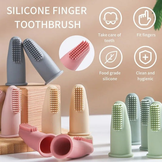 Super Soft Pet Finger Toothbrush Brushes & Combs 口腔清洁 宠物用品 牙刷 硅胶 软质 PetLiveliest