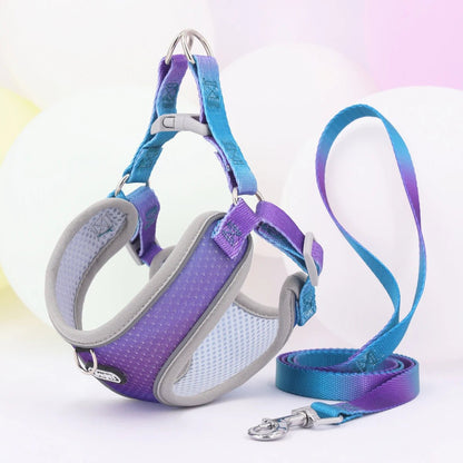 Supet Pet Step-in Harness - Reflective & Adjustable Harness & Leash Set adjustable breathable easy to use pet vest reflective PetLiveliest