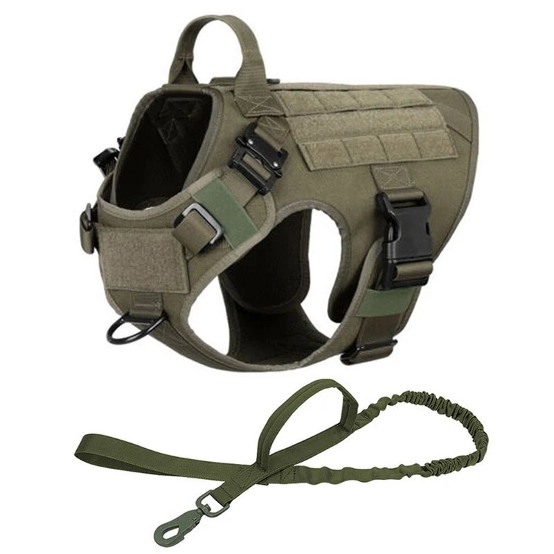 Tactical Dog Harness Military K9 - PetLiveliest - PetLiveliest - 1050D Nylon Material - Large German Shepherd - Military K9