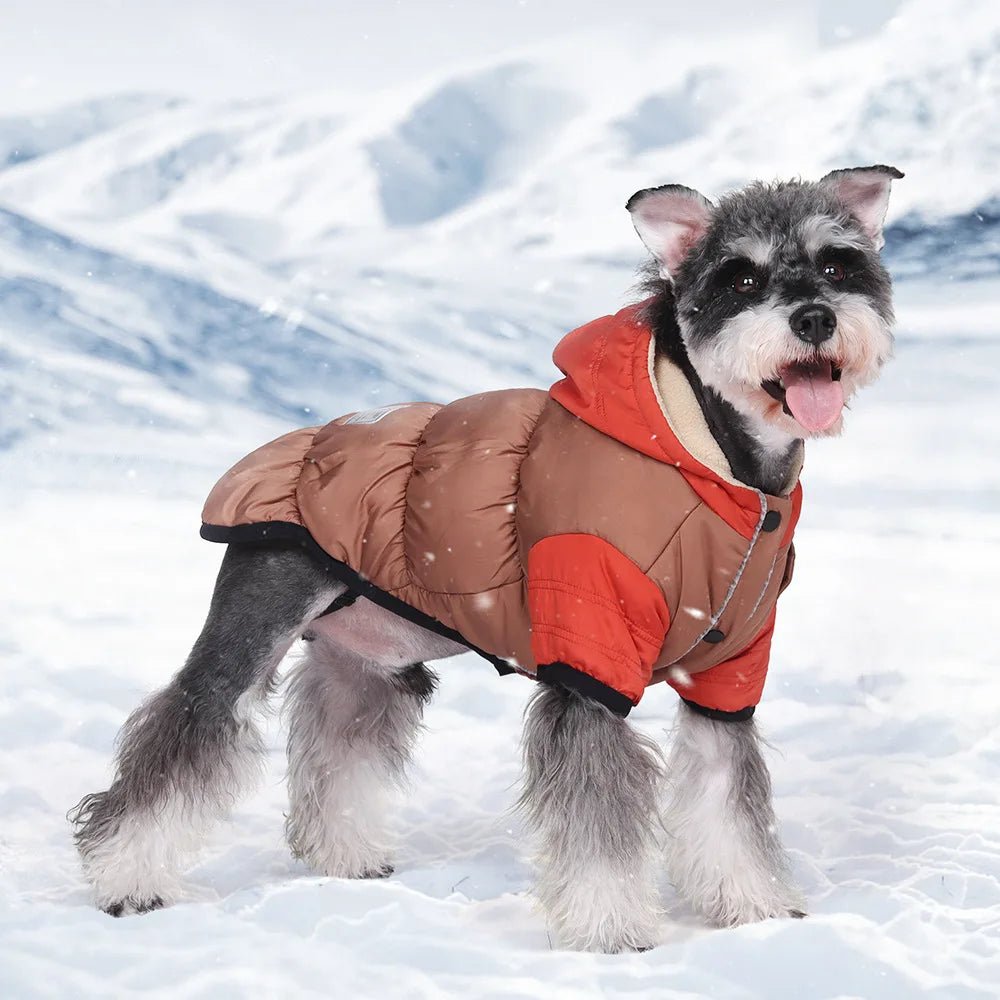 Thicken Warm Polar Fleece Lining Dog Hooded Coat - PetLiveliest - PetLiveliest - 