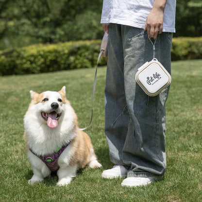 Thickened Folding Pet Bowls Outdoor Double Bowls Tableware Travel Feeder - PetLiveliest - PetLiveliest - 双碗 - 宠物用具 - 户外