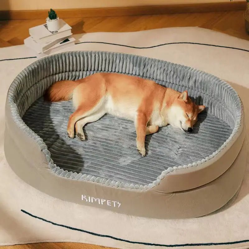 Thickening Pet Bed Four Season Mat Square Plush Kennel Sofa Bed Cushion Pet Accessories - PetLiveliest - PetLiveliest