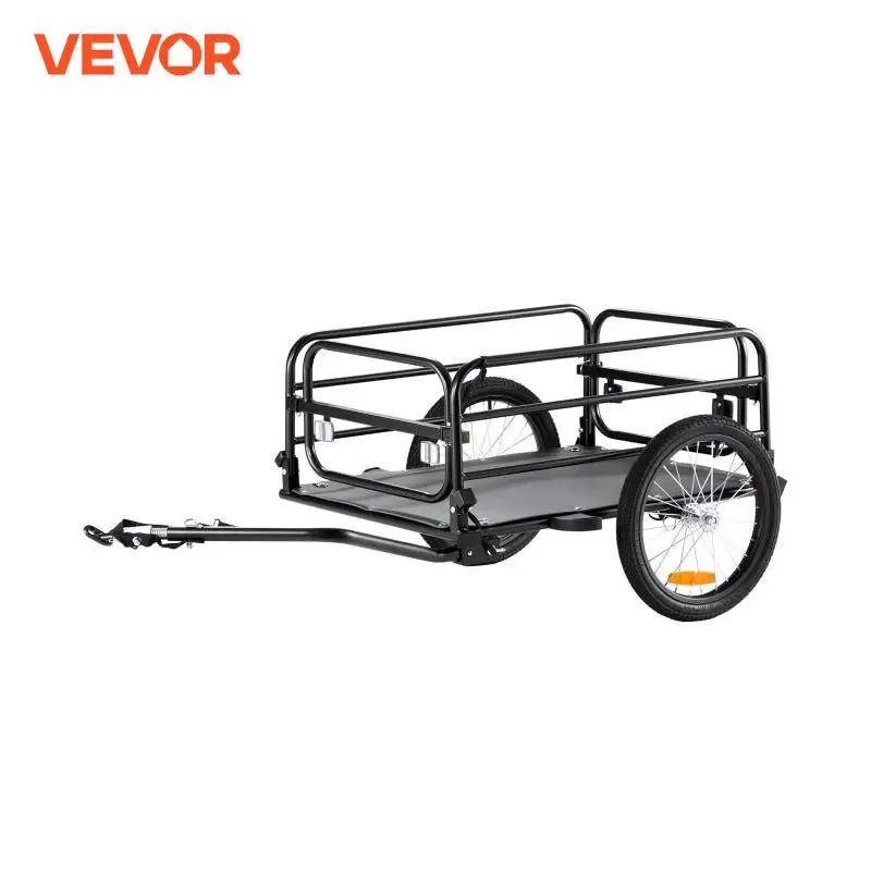 VEVOR 160 lbs Bike Cargo Trailer - Versatile Gear Hauler - PetLiveliest - PetLiveliest