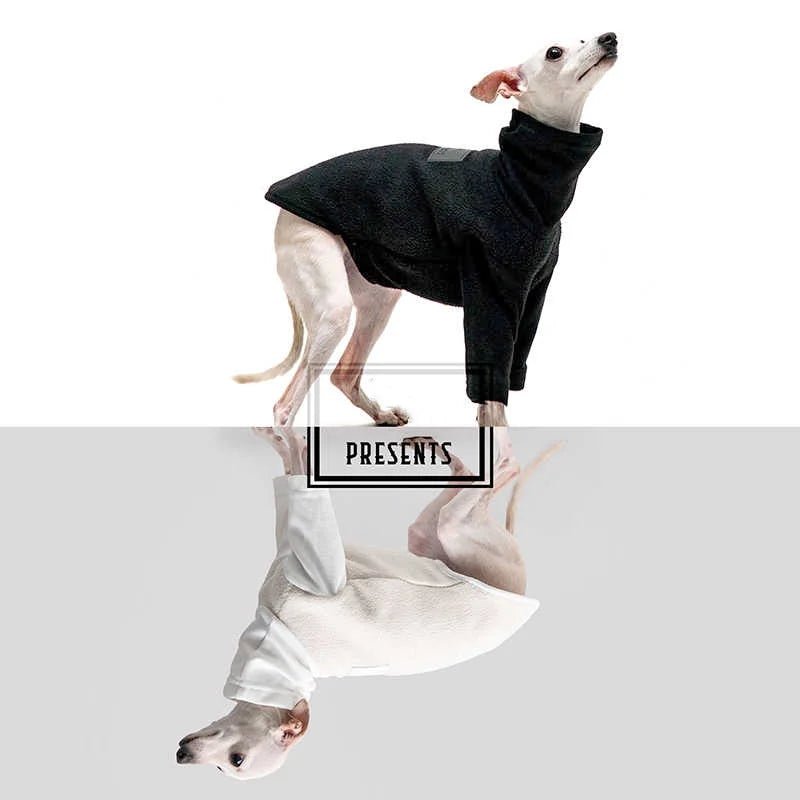 Warm Berber Fleece Jacket with High Neck - Perfect for Greyhound &amp; Whippet - PetLiveliest - PetLiveliest - Breathable - Portable - Waterproof