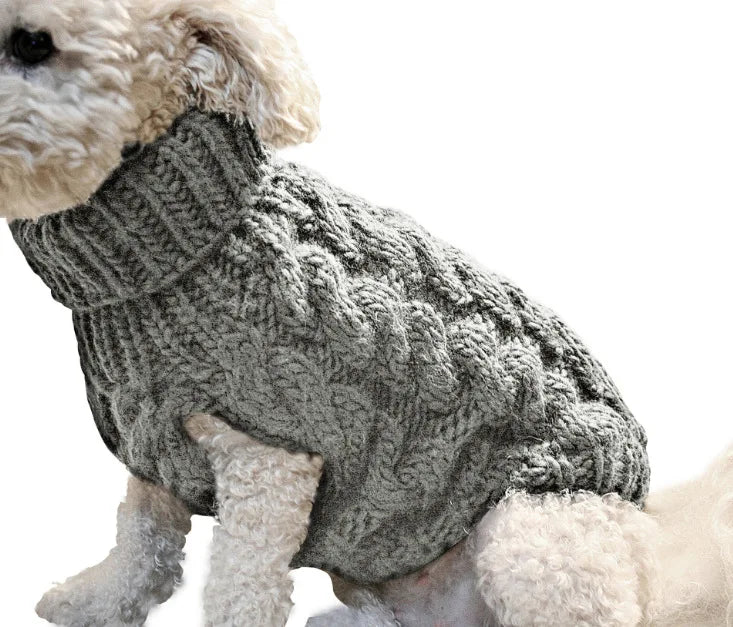 Warm Winter Sweater for Small Dogs and Cats - PetLiveliest - PetLiveliest - Chihuahua - Knitted - Pet Clothing