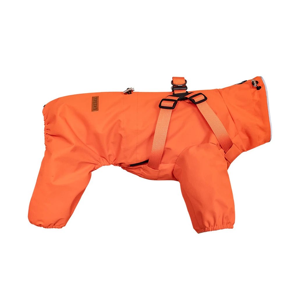 Waterproof Adjustable Reflective Raincoat with Harness - PetLiveliest - PetLiveliest - 