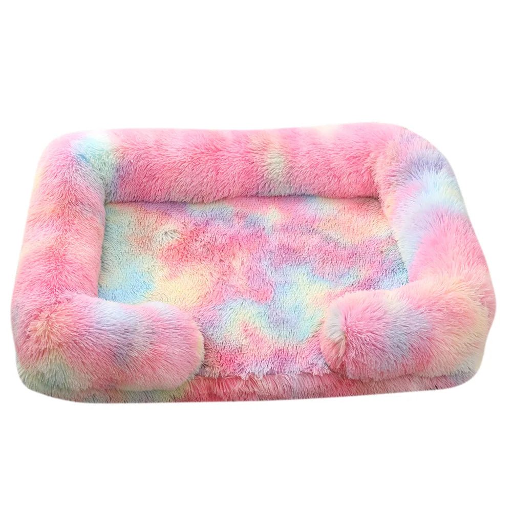 Winter Plush Dog Bed - Thick &amp; Cozy - PetLiveliest - PetLiveliest - 冬季 - 可拆洗 - 大型