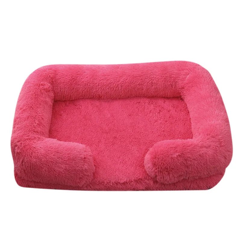 Winter Plush Dog Bed - Thick &amp; Cozy - PetLiveliest - PetLiveliest - 冬季 - 可拆洗 - 大型