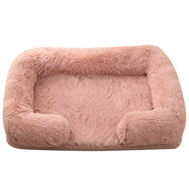 Winter Plush Dog Bed - Thick &amp; Cozy - PetLiveliest - PetLiveliest - 冬季 - 可拆洗 - 大型