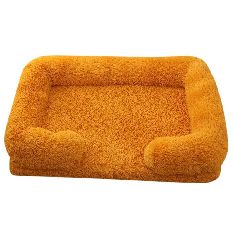 Winter Plush Dog Bed - Thick &amp; Cozy - PetLiveliest - PetLiveliest - 冬季 - 可拆洗 - 大型