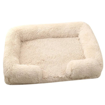 Winter Plush Dog Bed - Thick &amp; Cozy - PetLiveliest - PetLiveliest - 冬季 - 可拆洗 - 大型