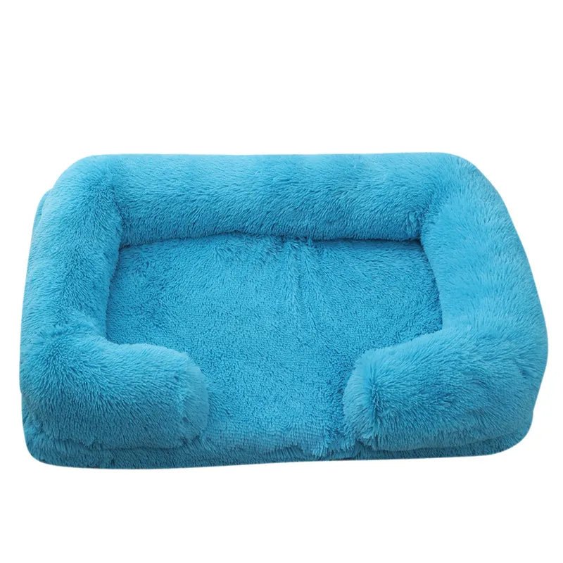 Winter Plush Dog Bed - Thick &amp; Cozy - PetLiveliest - PetLiveliest - 冬季 - 可拆洗 - 大型