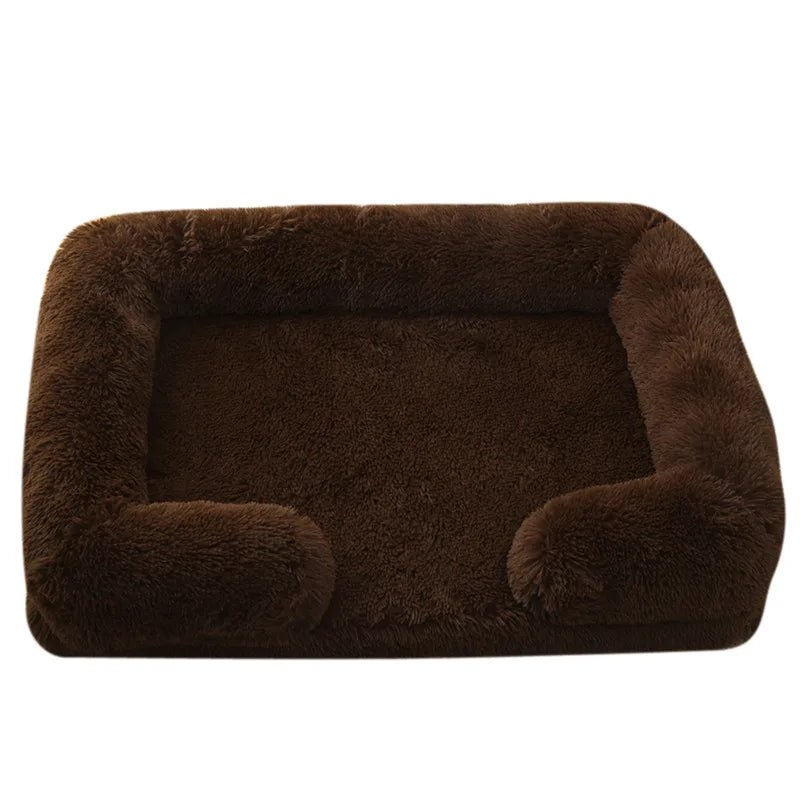 Winter Plush Dog Bed - Thick &amp; Cozy - PetLiveliest - PetLiveliest - 冬季 - 可拆洗 - 大型