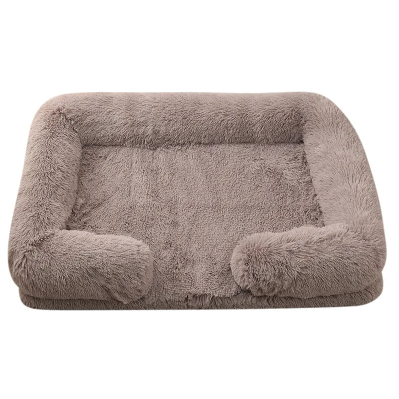 Winter Plush Dog Bed - Thick &amp; Cozy - PetLiveliest - PetLiveliest - 冬季 - 可拆洗 - 大型