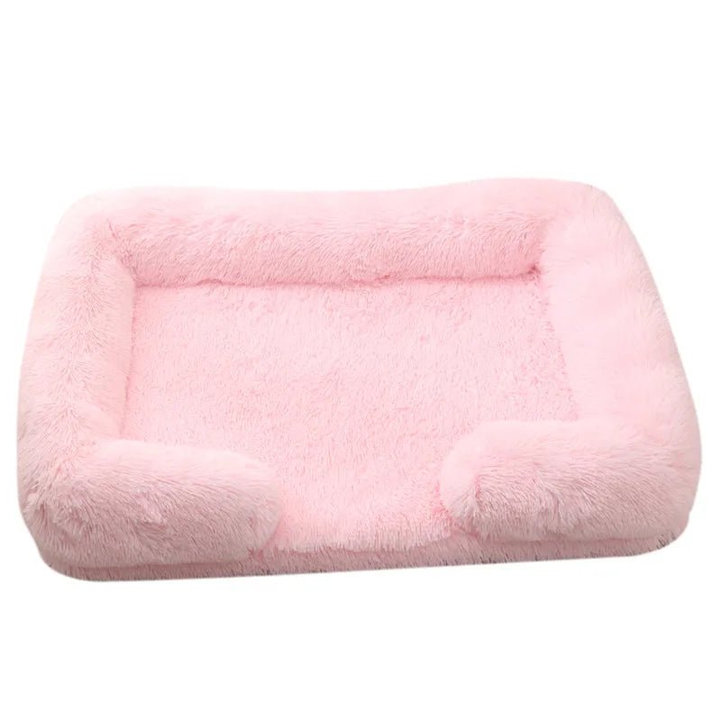 Winter Plush Dog Bed - Thick &amp; Cozy - PetLiveliest - PetLiveliest - 冬季 - 可拆洗 - 大型