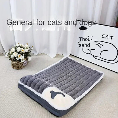 Winter Super Warm Pet Bed Mat Bolster Beds 中型犬 冬季 可拆洗 小型犬 暖和 PetLiveliest