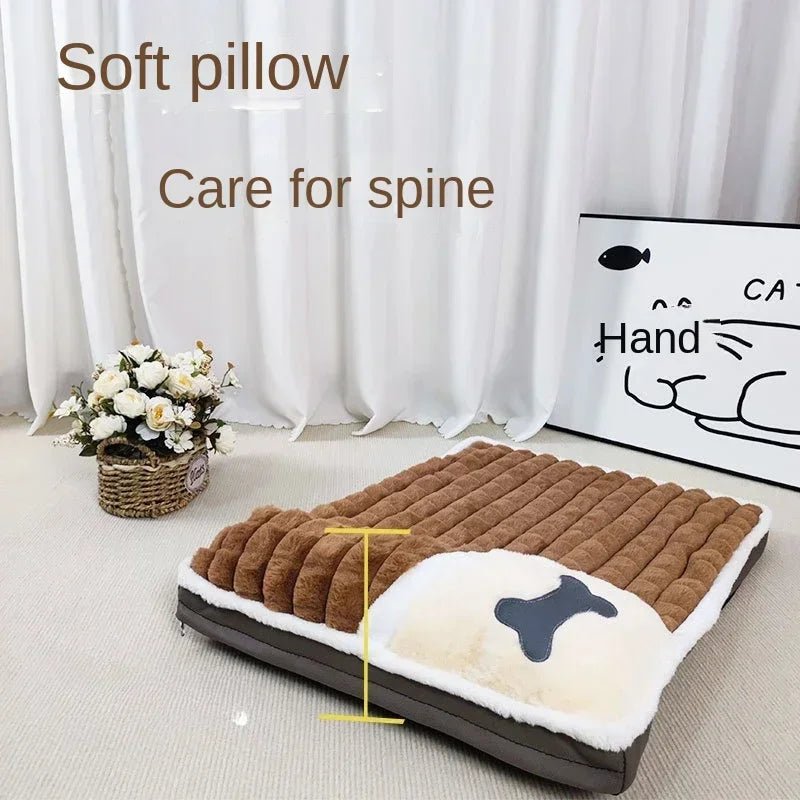 Winter Super Warm Pet Bed Mat Bolster Beds 中型犬 冬季 可拆洗 小型犬 暖和 PetLiveliest