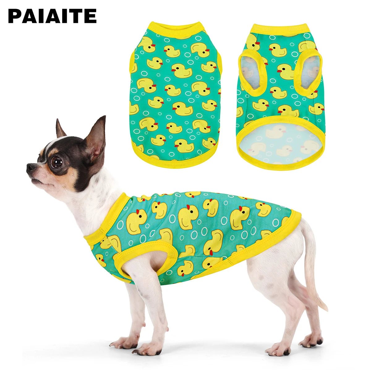 Yellow Duck Dog Tank - Breathable &amp; Moisture - Wicking for All Dogs - PetLiveliest - PetLiveliest - 